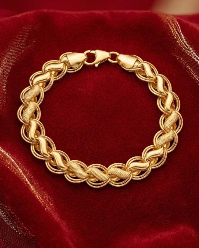 22K Gold Gents Bracelet 9.77g — M N Alankar Palace, Rourkela