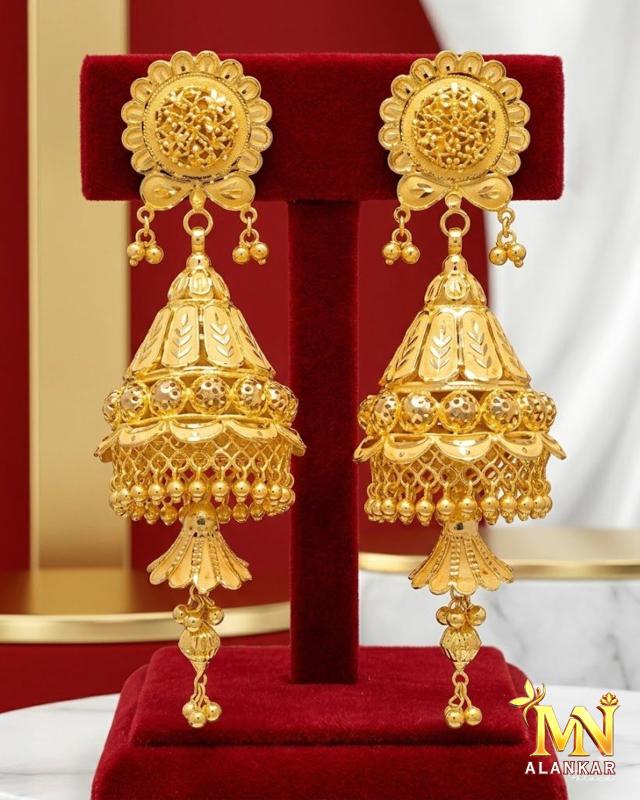 22K Gold Jhumka 16g — M N Alankar Palace, Rourkela