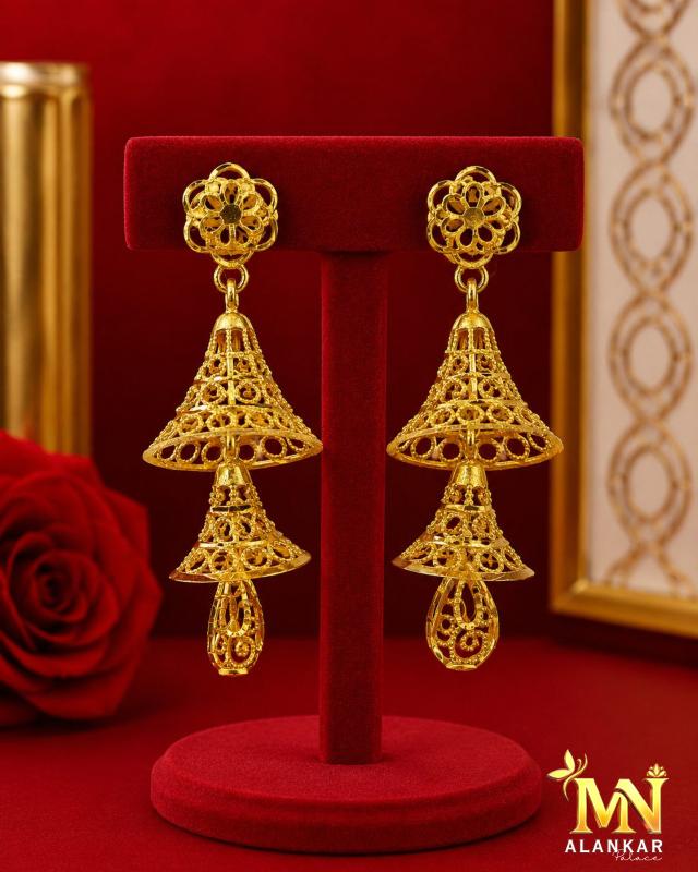 22K Gold Jhumka 7.04g — M N Alankar Palace, Rourkela