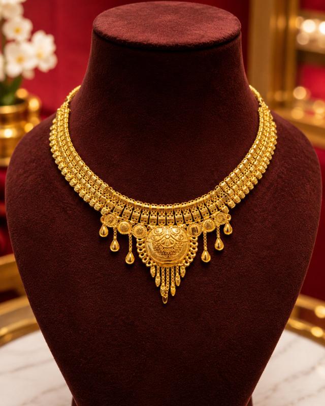 22K Gold Short Har 10.2g — M N Alankar Palace, Rourkela