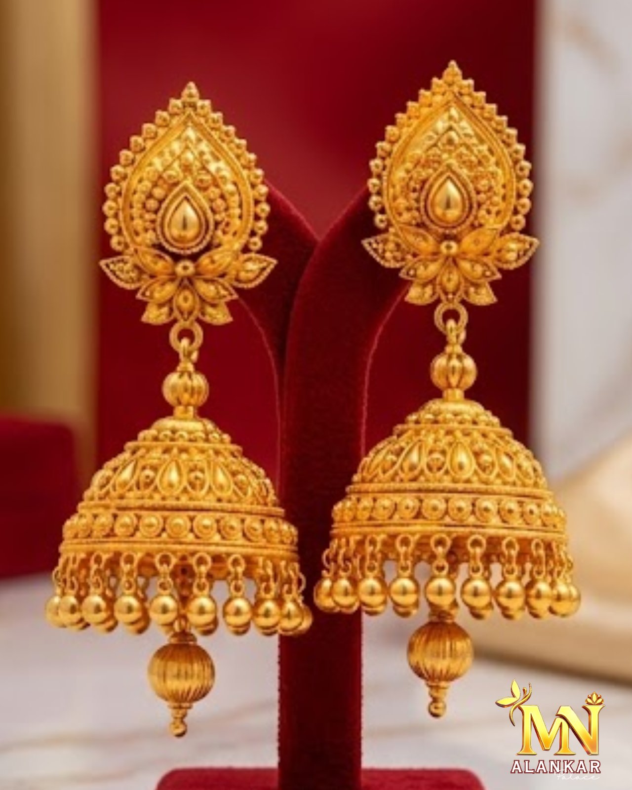 22K Gold Jhumka 8g — M N Alankar Palace, Rourkela