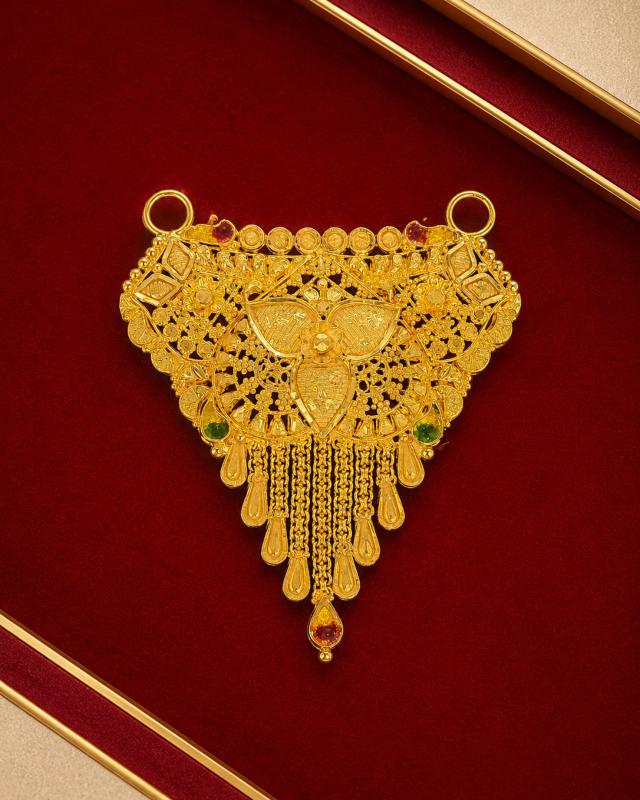 22K Gold Mangalsutra Locket 4.99g — M N Alankar Palace, Rourkela