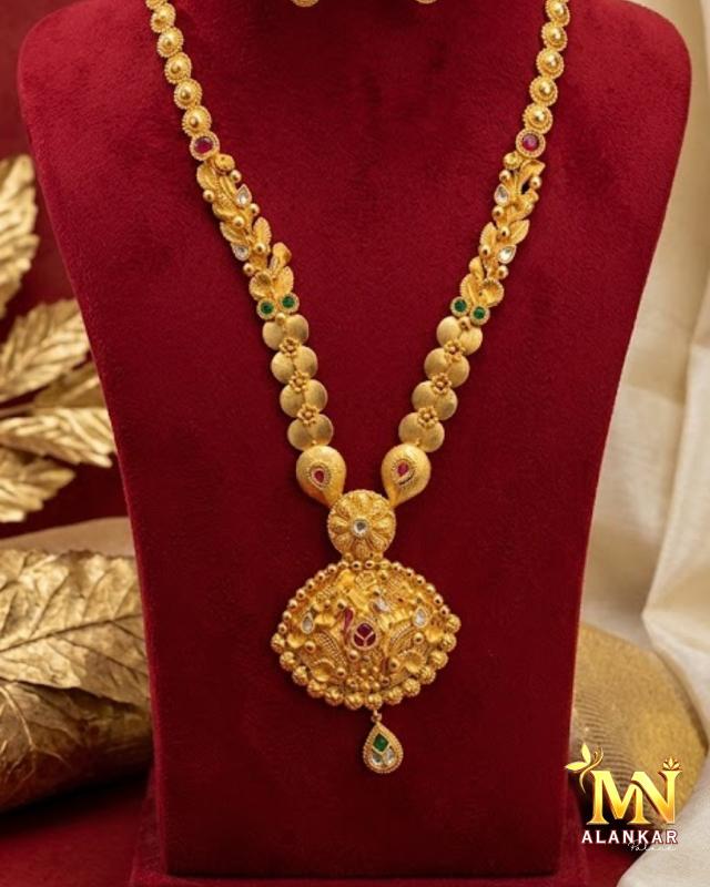22K Gold Long Har 28g — M N Alankar Palace, Rourkela