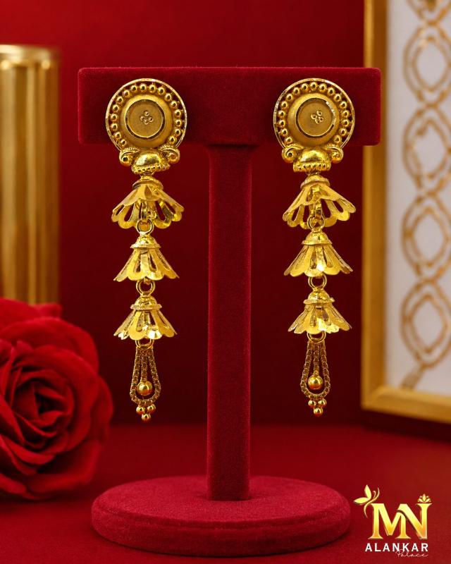 22K Gold Jhumka 7.46g — M N Alankar Palace, Rourkela