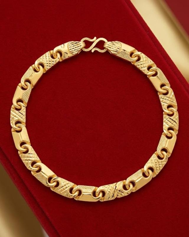 22K Gold Gents Bracelet 12.04g — M N Alankar Palace, Rourkela