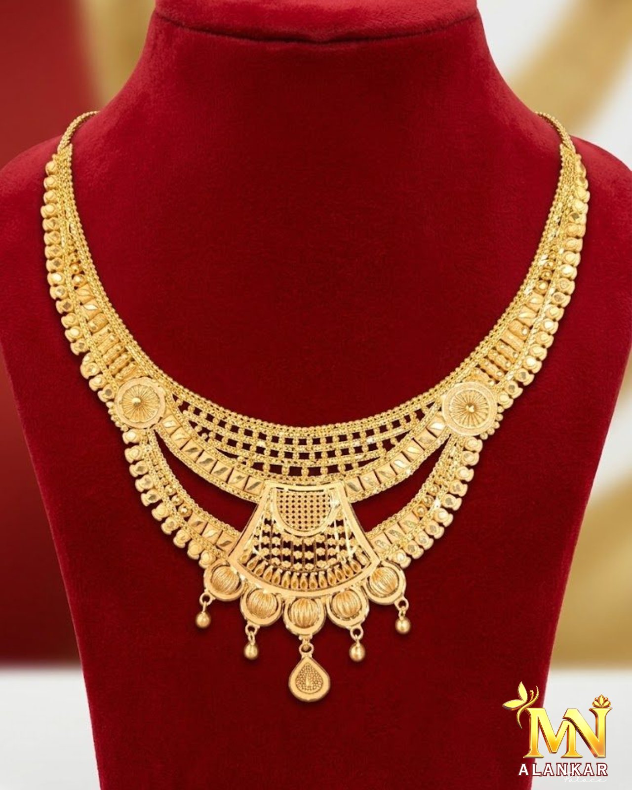 22K Gold Necklace 23.42g — M N Alankar Palace, Rourkela