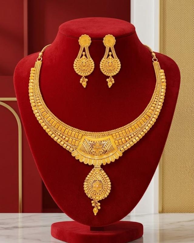 22K Gold Short Har 17.8g — M N Alankar Palace, Rourkela