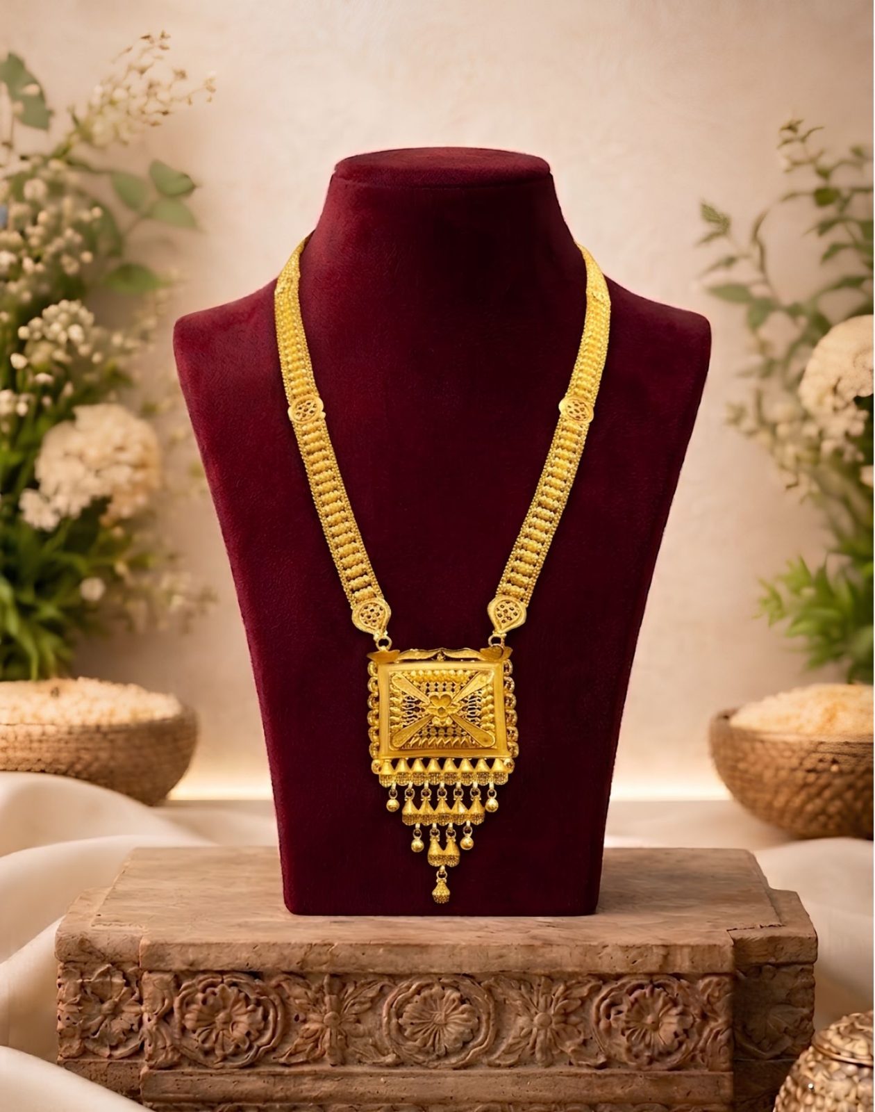 22K Gold Long Har 24.53g — M N Alankar Palace, Rourkela