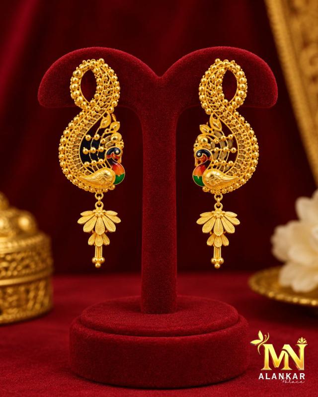 22K Gold Jhumka 11g — M N Alankar Palace, Rourkela