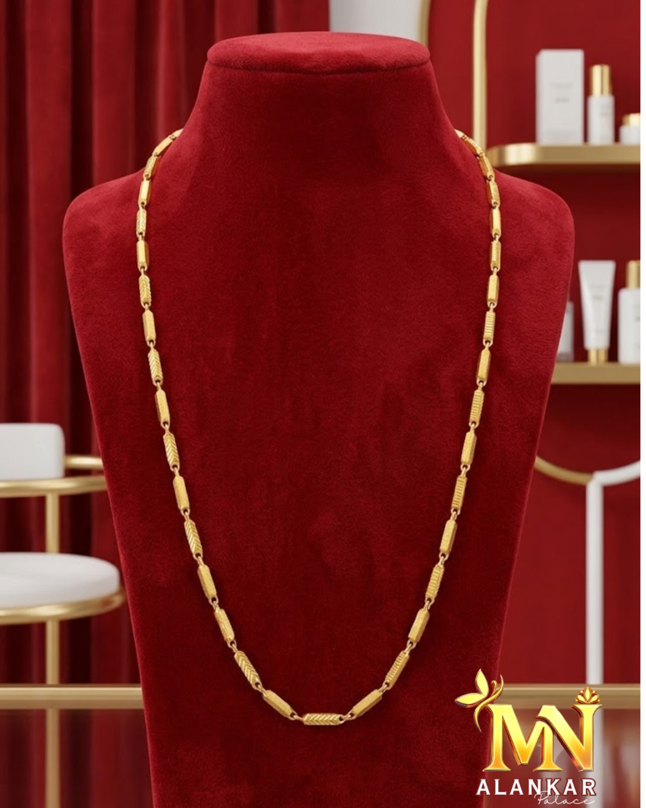 22K Gold Chain 13.55g — M N Alankar Palace, Rourkela