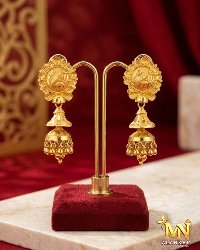 22K Gold Jhumka 6.41g — M N Alankar Palace, Rourkela