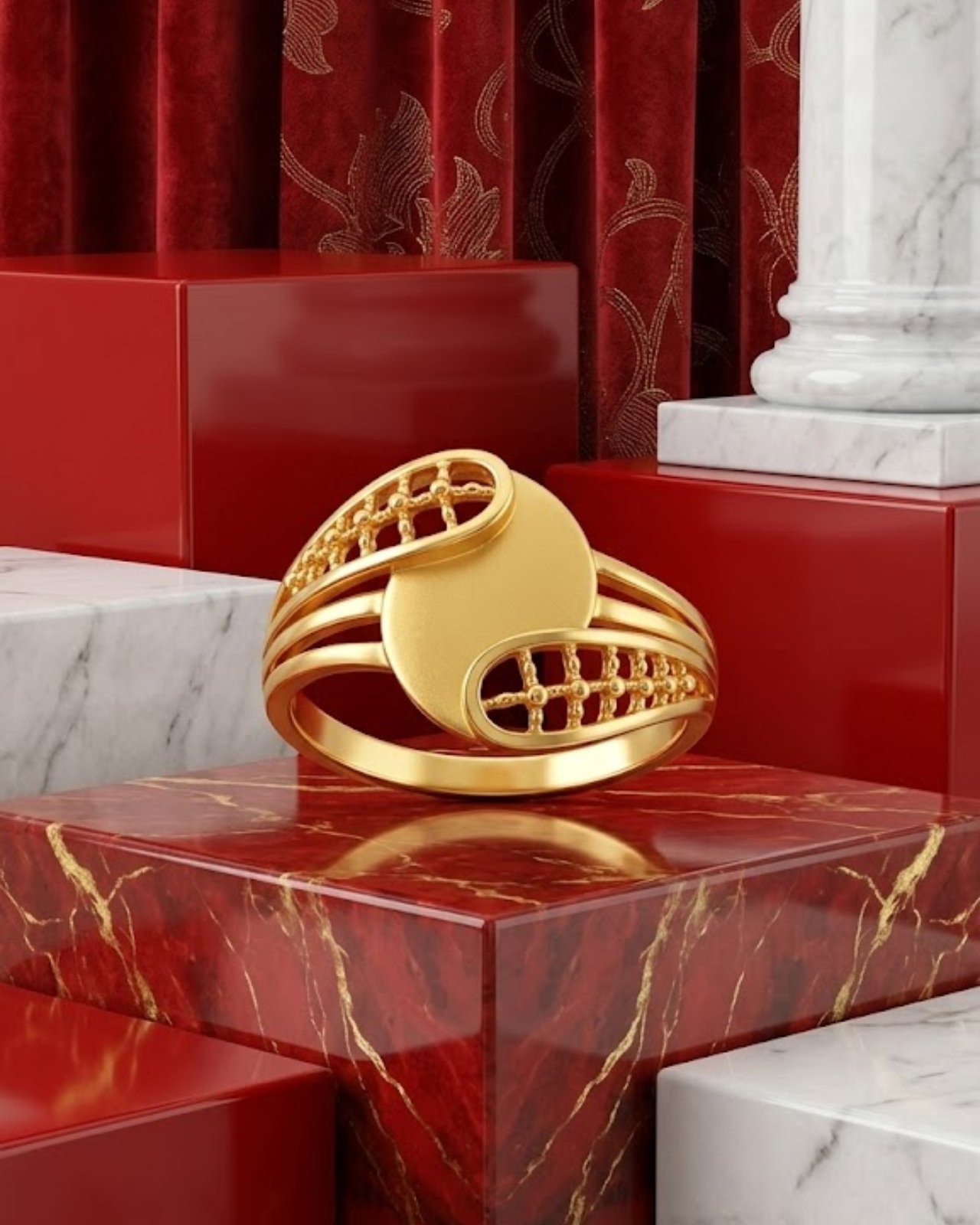 22K Gold Ladies Ring 2.9g — M N Alankar Palace, Rourkela