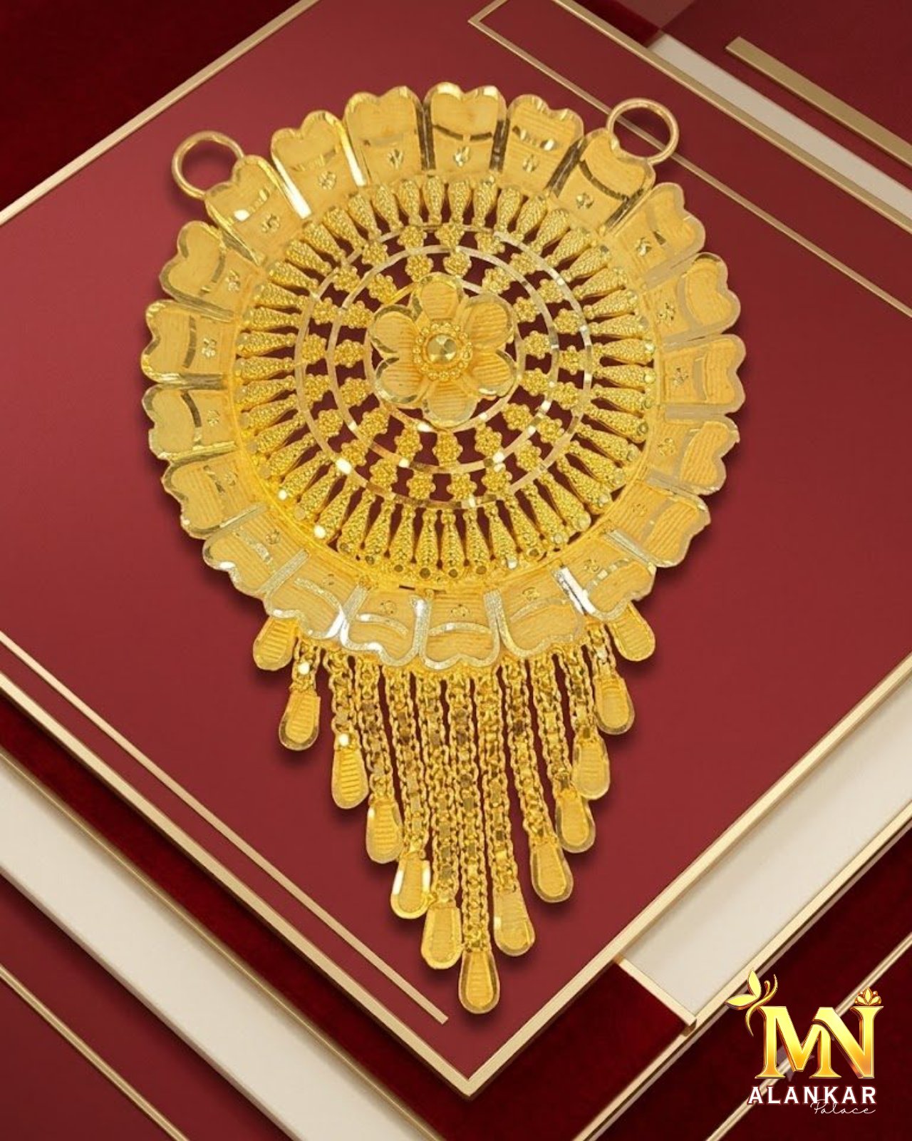 22K Gold Mangalsutra Locket 9.09g — M N Alankar Palace, Rourkela