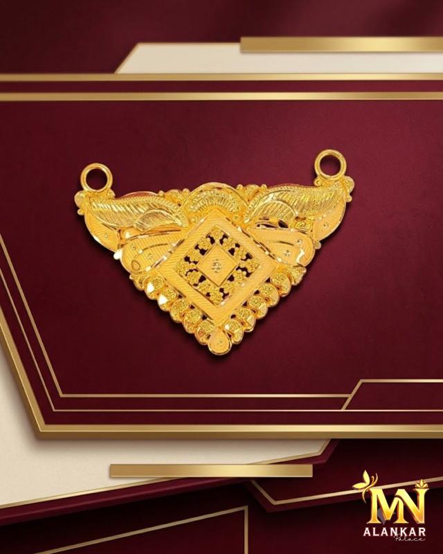 22K Gold Mangalsutra Locket 2.93g — M N Alankar Palace, Rourkela