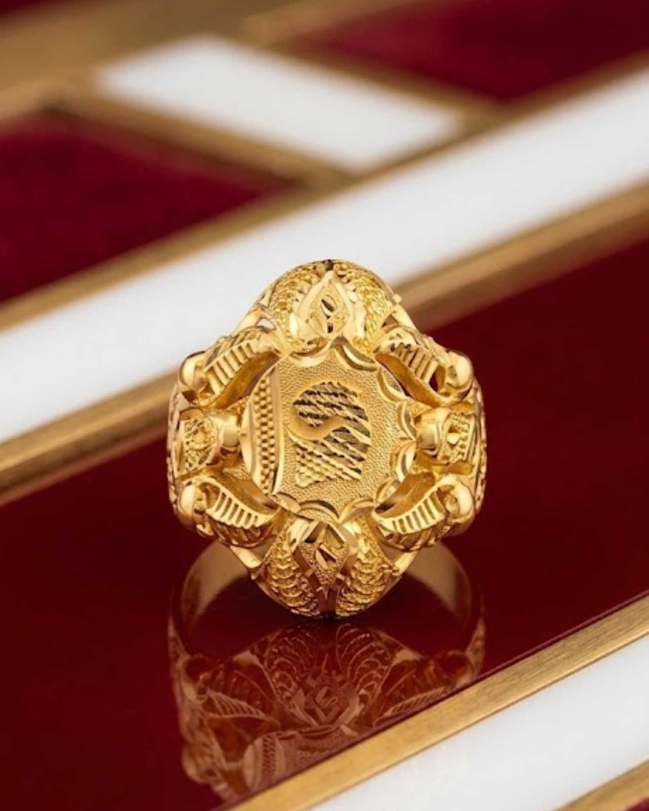 22K Gold Gents Ring 4.2g — M N Alankar Palace, Rourkela