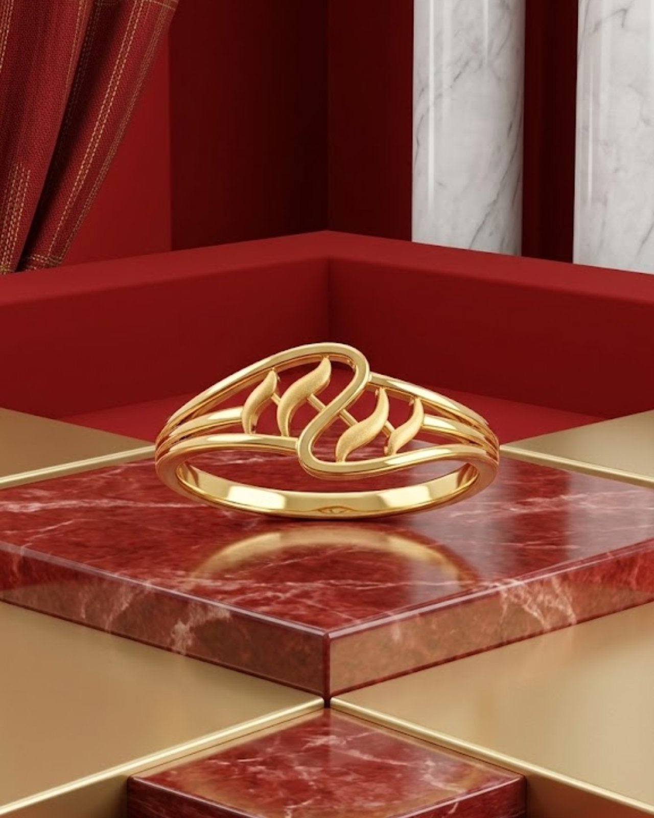 22K Gold Ladies Ring 1.679g — M N Alankar Palace, Rourkela