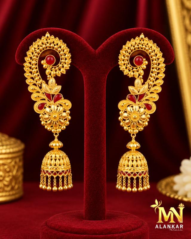 22K Gold Jhumka 12.4g — M N Alankar Palace, Rourkela