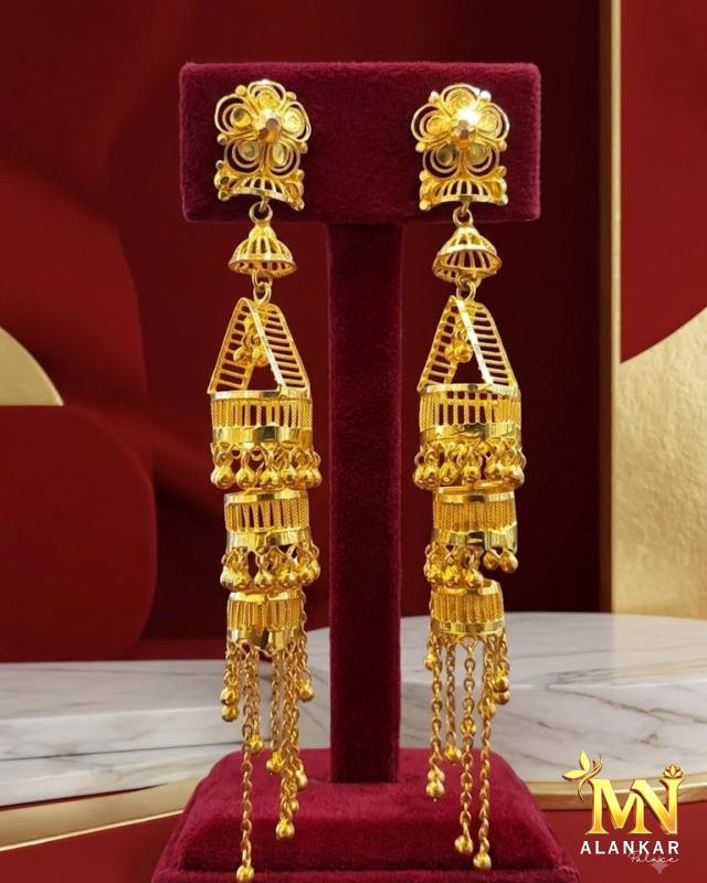 22K Gold Jhumka 13.53g — M N Alankar Palace, Rourkela