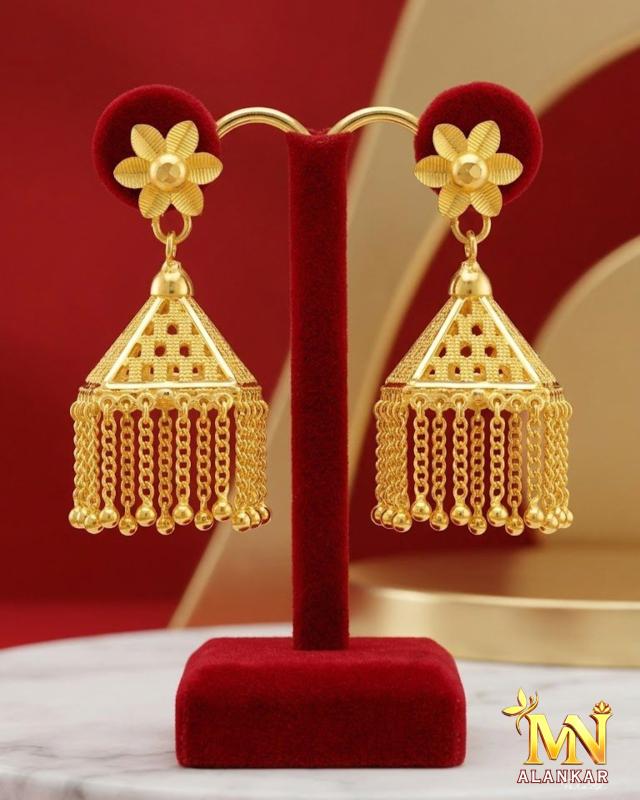 22K Gold Jhumka 9.9g — M N Alankar Palace, Rourkela