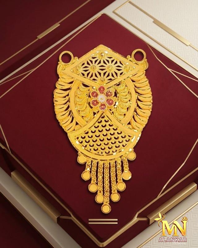 22K Gold Mangalsutra Locket 5.45g — M N Alankar Palace, Rourkela