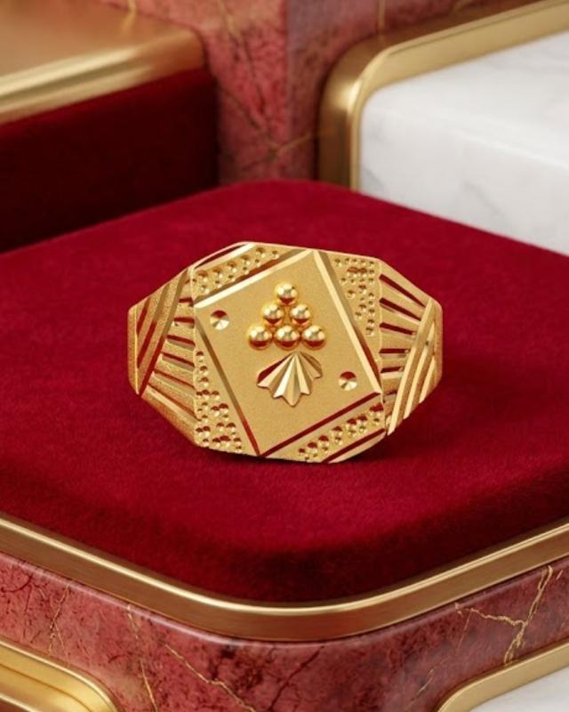 22K Gold Gents Ring 2.8g — M N Alankar Palace, Rourkela