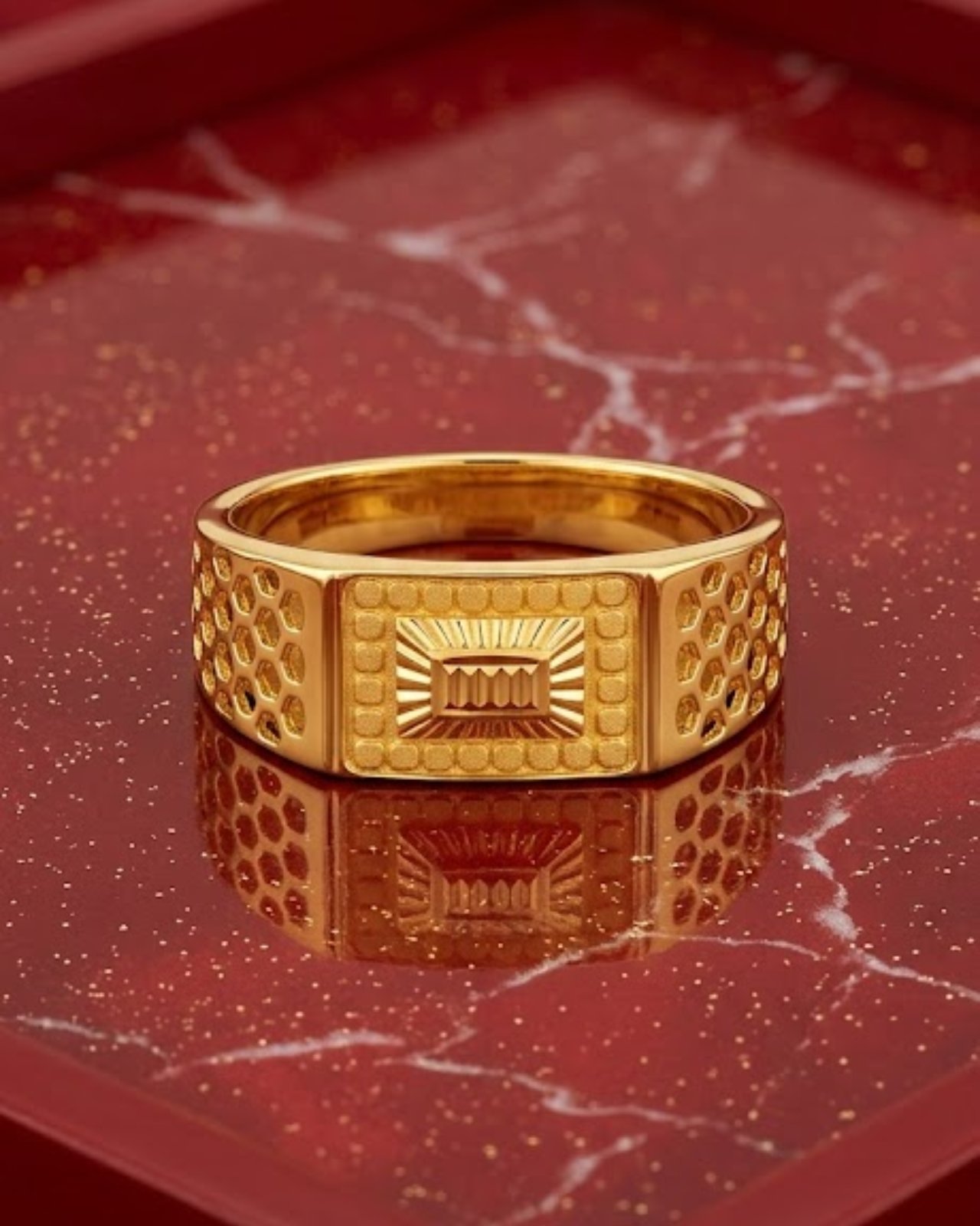 22K Gold Gents Ring 3.8g — M N Alankar Palace, Rourkela