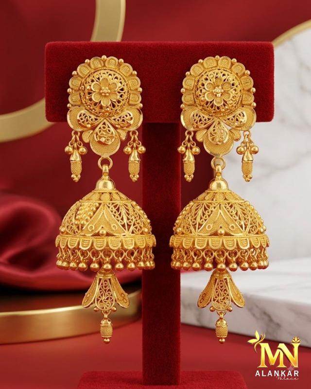 22K Gold Jhumka 15g — M N Alankar Palace, Rourkela