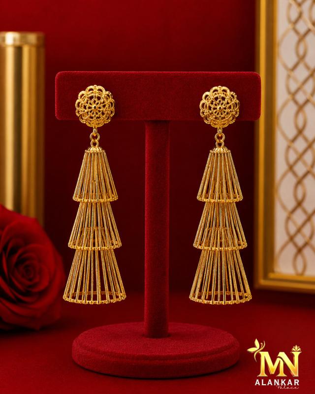 22K Gold Jhumka 8g — M N Alankar Palace, Rourkela