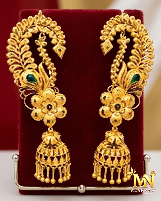 22K Gold Jhumka 12g — M N Alankar Palace, Rourkela