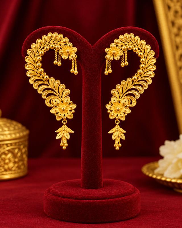 22K Gold Jhumka 9.8g — M N Alankar Palace, Rourkela
