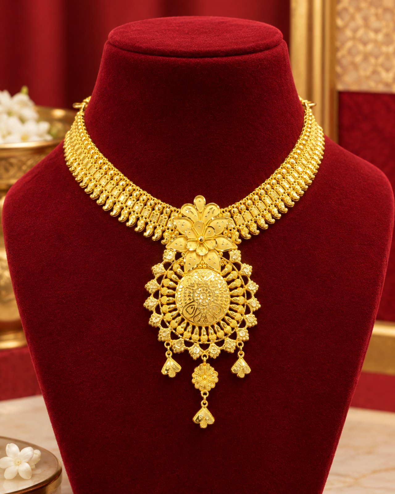 22K Gold Necklace 12.5g — M N Alankar Palace, Rourkela