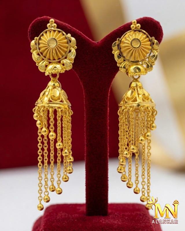 22K Gold Jhumka 7.31g — M N Alankar Palace, Rourkela