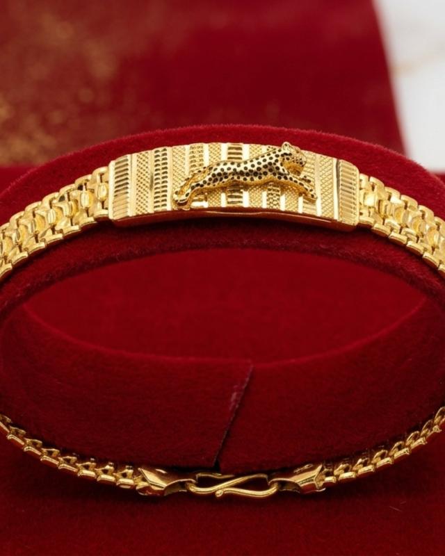 22K Gold Gents Bracelet 9.96g — M N Alankar Palace, Rourkela