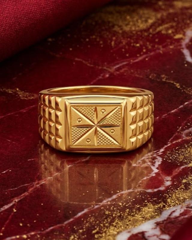 22K Gold Gents Ring 3.7g — M N Alankar Palace, Rourkela
